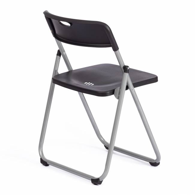 Стул складной FOLDER (mod. 3017H) / 1 шт. в упаковке каркас: металл, сиденье/спинка: пластик, 49 x 46.5 x 73.5 см, black (черный) / grey (серый) черный, серый каркас: металл, сиденье/спинка: пластик