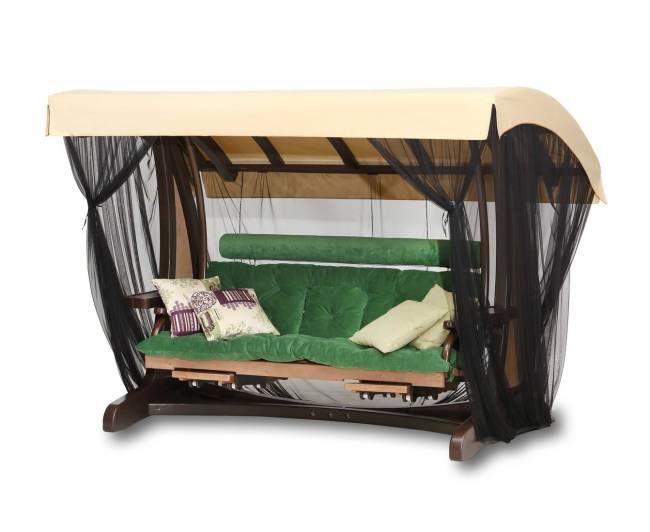 Качели садовые "Валенсия III" Премиум (лиственница)