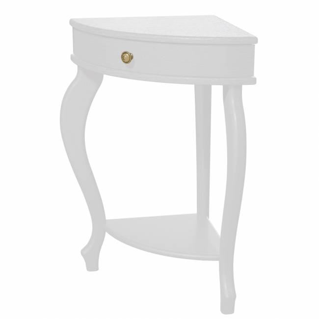 Консоль угловая Элегант молочный дуб Л Консоль угловая Элегант молочный дуб Л