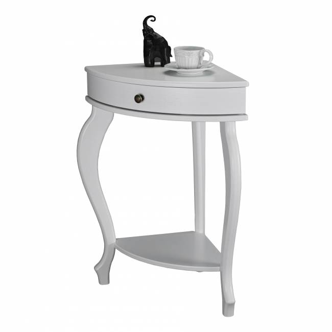 Консоль угловая Элегант молочный дуб Л Консоль угловая Элегант молочный дуб Л