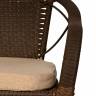 Кресло Bali (Бали) из искусственного ротанга, орех