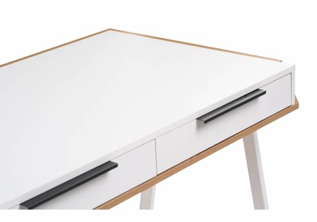 Рокс 116х65х77 белый / дуб вотан / белый