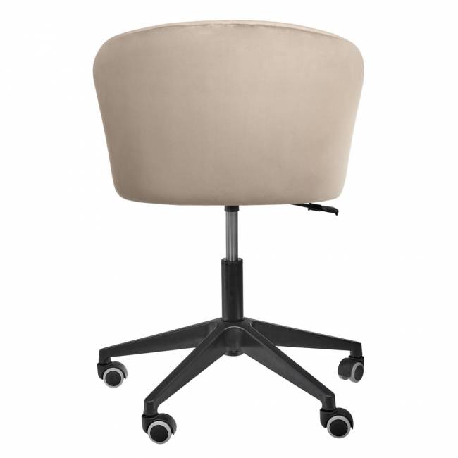 Стул Paola вращающийся на колесиках латте