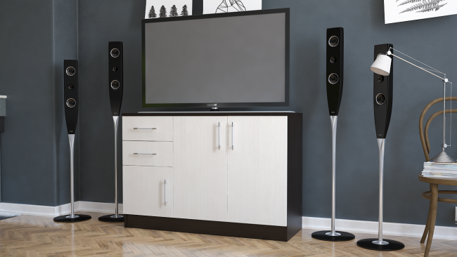 Комод СВК № 3, цвет венге/дуб лоредо Комод СВК № 3, цвет венге/дуб лоредо