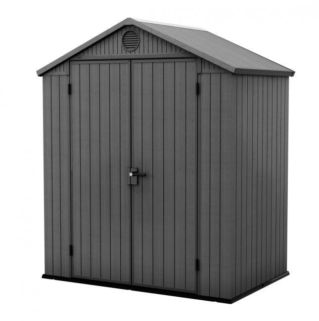 Сарай "Дарвин 6х4" (размеры 183 х 121 см), серый Сарай "Дарвин 6х4" (размеры 183 х 121 см), серый