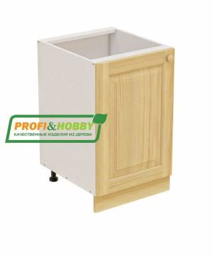 Тумба 500х530х720 + фасад сосна без покраски Тумба 500х530х720 + фасад сосна без покраски