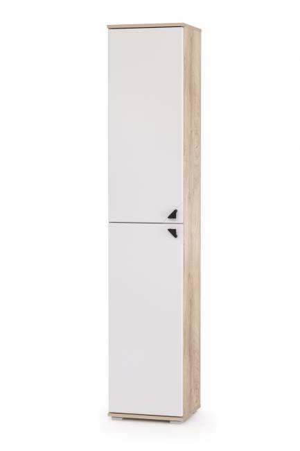 Набор стеллажей Бостон № 48 цвет дуб эндгрейн элегантный/фасады МДФ милк рикамо софт