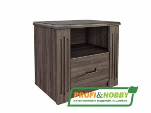 Тумба прикроватная Rino ясень, серый гранит