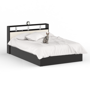 Кровать Камелия 1400 цвет венге/дуб лоредо