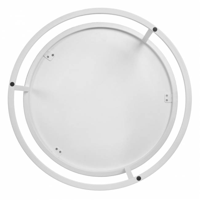 Набор кофейных столиков Tango бежевый мрамор с белыми ножками, 2шт