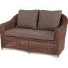 "Кон Панна" диван из искусственного ротанга двухместный, цвет коричневый "Кон Панна" диван из искусственного ротанга двухместный, цвет коричневый