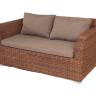 "Капучино" диван из искусственного ротанга двухместный, цвет коричневый "Капучино" диван из искусственного ротанга двухместный, цвет коричневый