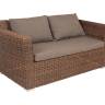 "Капучино" диван из искусственного ротанга двухместный, цвет коричневый "Капучино" диван из искусственного ротанга двухместный, цвет коричневый
