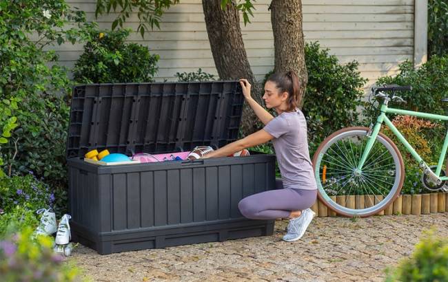 Сундук Кенвуд (KENTWOOD STORAGE BOX) 350л, графит