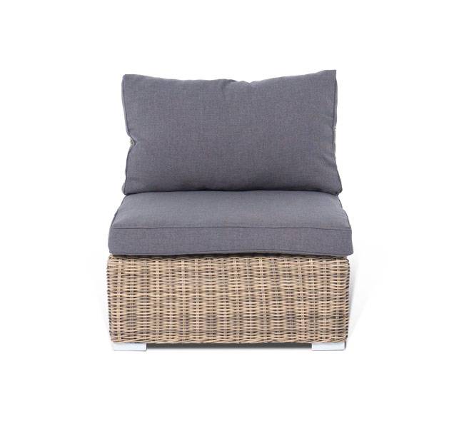 "Лунго" модуль диванный прямой с подушками, цвет соломенный "Лунго" модуль диванный прямой с подушками, цвет соломенный