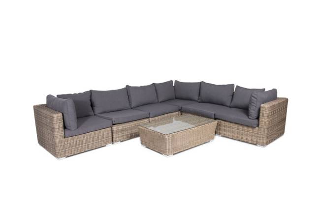 "Лунго" модуль диванный прямой с подушками, цвет соломенный "Лунго" модуль диванный прямой с подушками, цвет соломенный