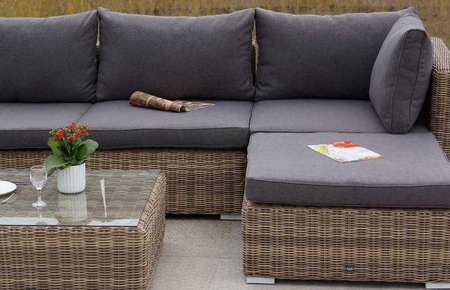 "Лунго" модуль диванный прямой с подушками, цвет соломенный "Лунго" модуль диванный прямой с подушками, цвет соломенный