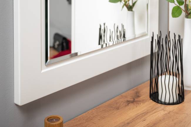 Зеркало Остин 17.03 цвет белый шагрень