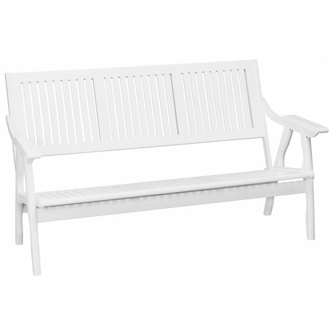 Диван-скамья Массив решетка, каркас снег