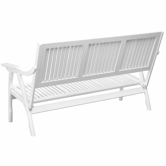 Диван-скамья Массив решетка, каркас снег