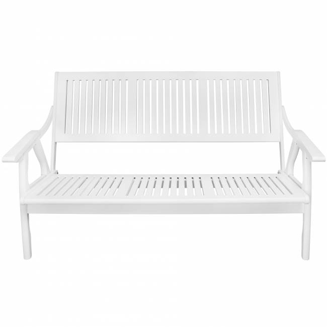 Диван-скамья Массив решетка, каркас снег