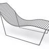Шезлонг-лежак металлический Link Lounge серый 1530х710х820 мм Шезлонг-лежак металлический Link Lounge серый 1530х710х820 мм