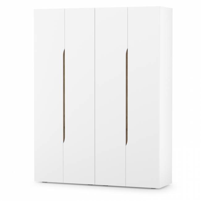 Два шкафа двустворчатых Муссон цвет белый/дуб эндгрейн элегантный Два шкафа двустворчатых Муссон цвет белый/дуб эндгрейн элегантный