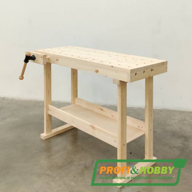 Верстак деревянный "Школьный", сосна