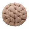 23/01 Матрац для кресла "Папасан" экошерсть, коричневый, 1811-5 коричневый экошерсть
