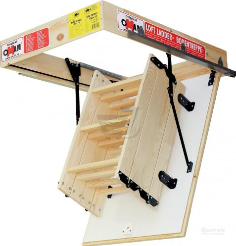 Чердачная складная лестница COMPACT TERMO 100х70