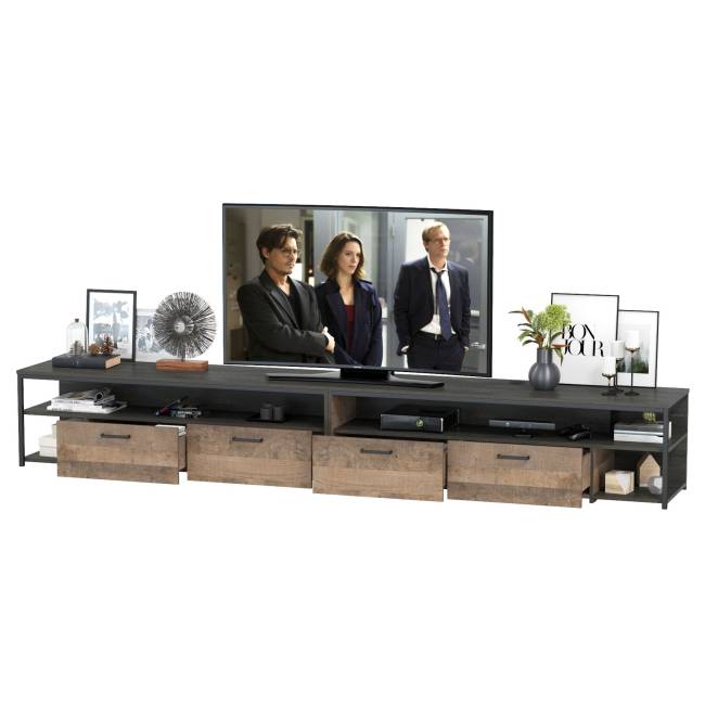 Две ТВ-Тумбы Трувор цвет дуб гранж песочный/интра Две ТВ-Тумбы Трувор цвет дуб гранж песочный/интра