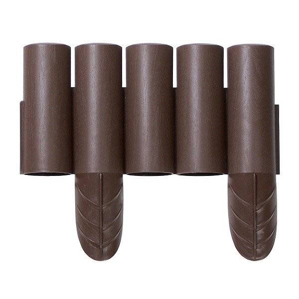 Бордюр для сада Palisada 2,35м коричневый Бордюр для сада Palisada 2,35м коричневый