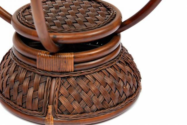 Столик кофейный Andrea ротанг, D60х50см, Pecan Washed (античн. орех) Pecan Washed (античн. орех) ротанг