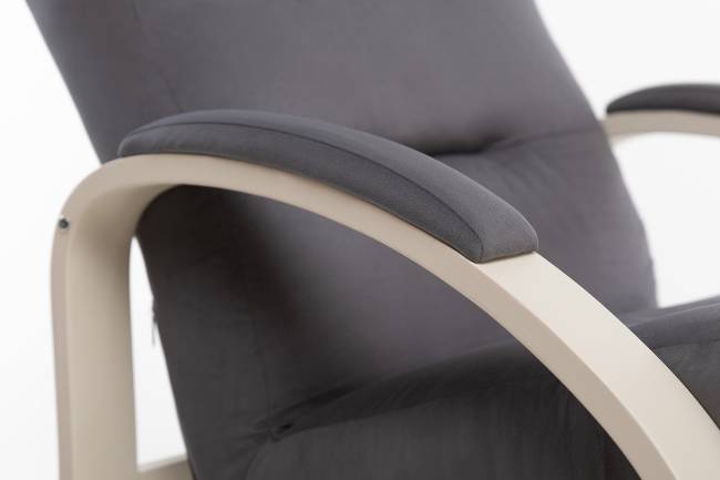 Кресло Leset Лион Слоновая кость V32 серый Кресло Leset Лион Слоновая кость V32 серый