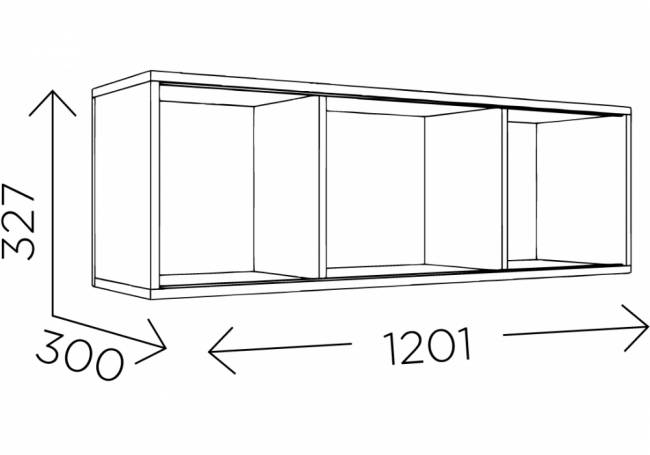 Мариус М-03 дуб баррик / белый матовый