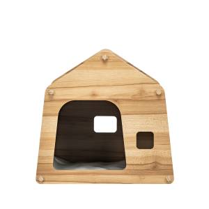 Домик для животных Leset Блисс Натуральное дерево Бежевый