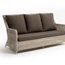 "Гляссе" диван трехместный из искусственного ротанга, цвет бежевый "Гляссе" диван трехместный из искусственного ротанга, цвет бежевый