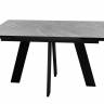 Стол DikLine SKM140 Керамика серый мрамор/подстолье черное/опоры черные (2 уп.)