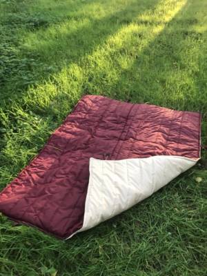 Двухсторонний Матрас-накидка Мелания, бордовый,170 х 150 Двухсторонний Матрас-накидка Мелания, бордовый,170 х 150