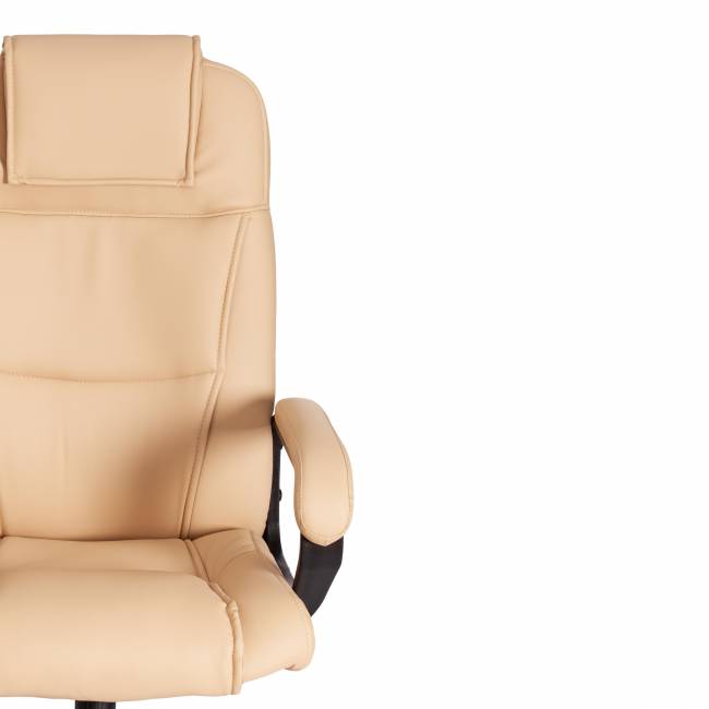 Кресло BERGAMO (22) кож/зам, бежевый, 36-34 бежевый кож/зам