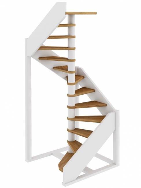 Деревянная лестница ЛС-1.2х под покраску