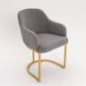 Стул Amely Gray / Gold Стул Amely Gray / Gold
