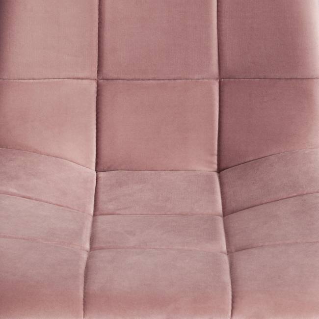 Стул CHILLY (mod. 7095-1) / 1 шт. в упаковке ткань/металл, 45x53х88 см, высота до сиденья 50 см, лавандовый barkhat 17/белый лавандовый barkhat 17/белый ткань/металл