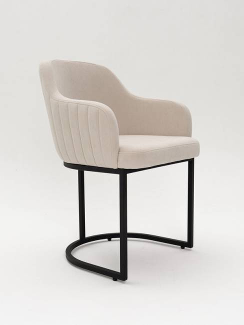 Стул Amely ivory / Black