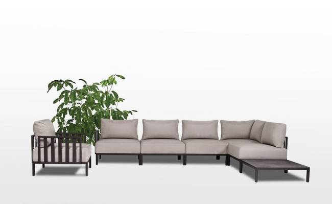 Диван модульный Slim Stripe 2960х740х687 мм Диван модульный Slim Stripe 2960х740х687 мм