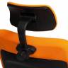 Кресло офисное «Кара-1» (Kara-1 orange) (Оранжевая ткань)