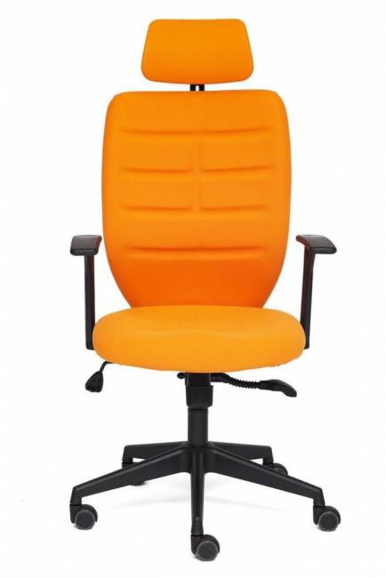 Кресло офисное «Кара-1» (Kara-1 orange) (Оранжевая ткань)