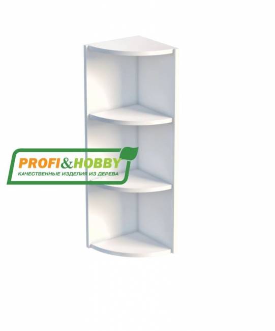 Шкаф-стеллаж заверш 280 х 280 х 900 открытый, сосна, без покраски