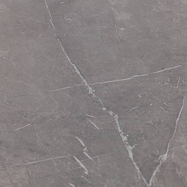 Стол MALTIDO ЛДСП/HPL/металл, 130 х 75+30 х 75 см, Гранит тёмный/чёрный Гранит тёмный/чёрный ЛДСП/HPL/металл