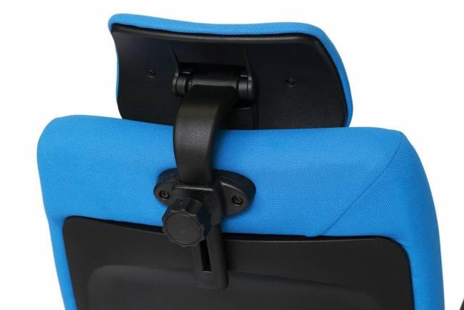 Кресло офисное «Кара-1» (Kara-1 blue) (Синяя ткань)